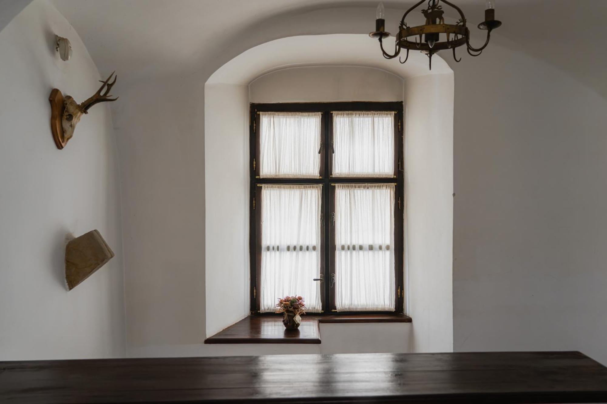 ホテル Casa Cu Cerb シギショアラ エクステリア 写真